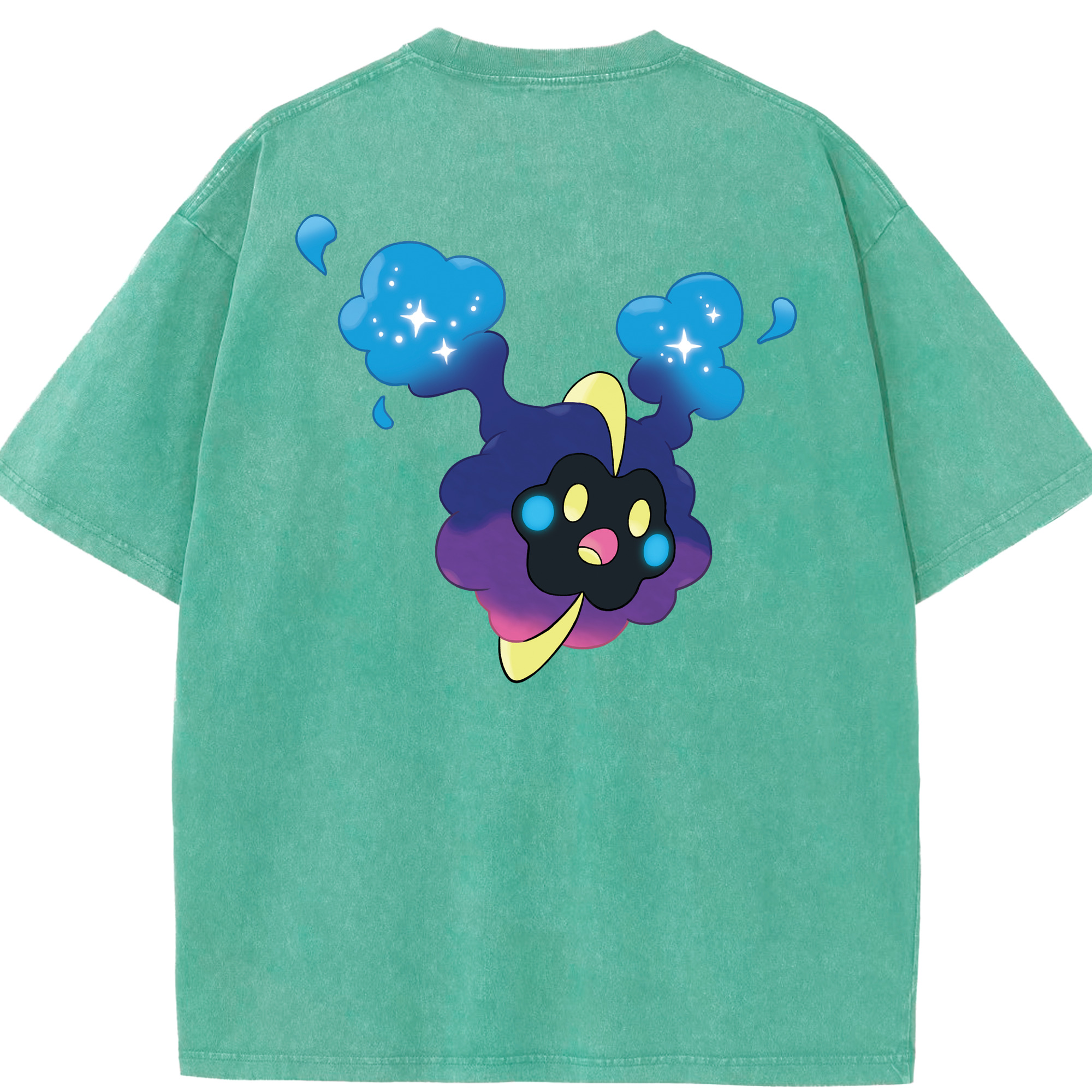 （画像用） ポケットモンスター Pokémon 綿100% ヴィンテージ風 半袖Tシャツ（背面プリント）
